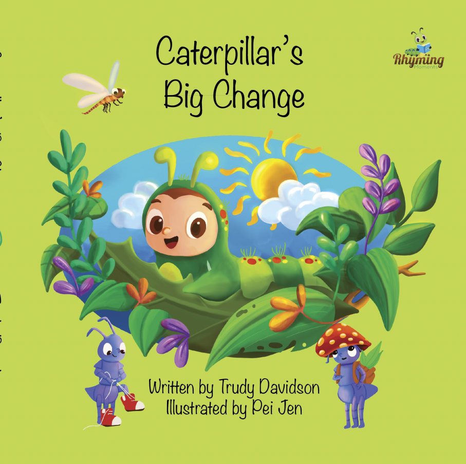 Cover of Caterpillar's Big Change, illustrated by Pei Jen